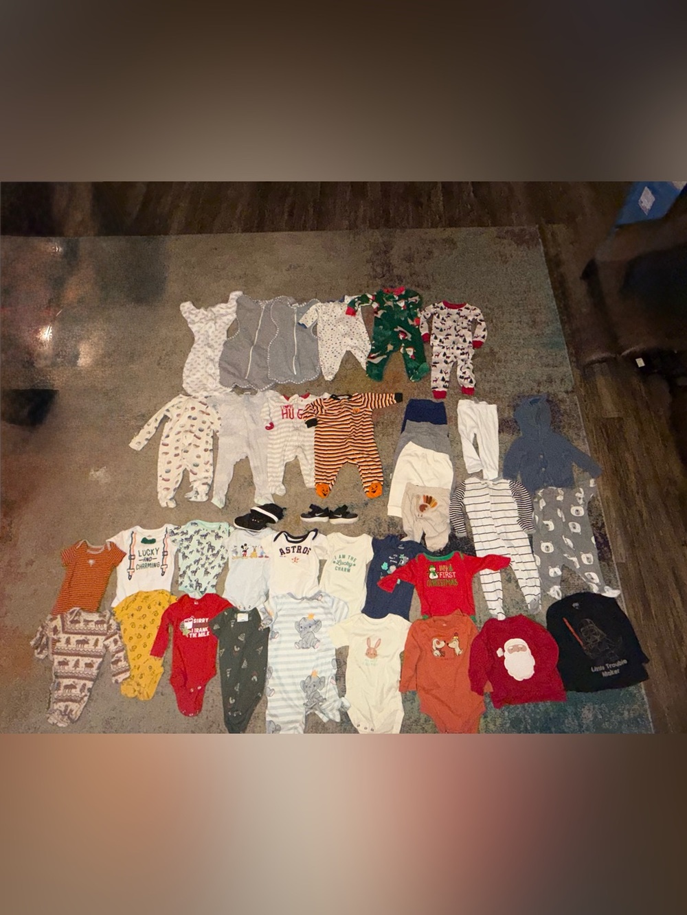 🍼 Baby Boy Clothing Bundle | Newborn–6 Months | 30+ Pieces